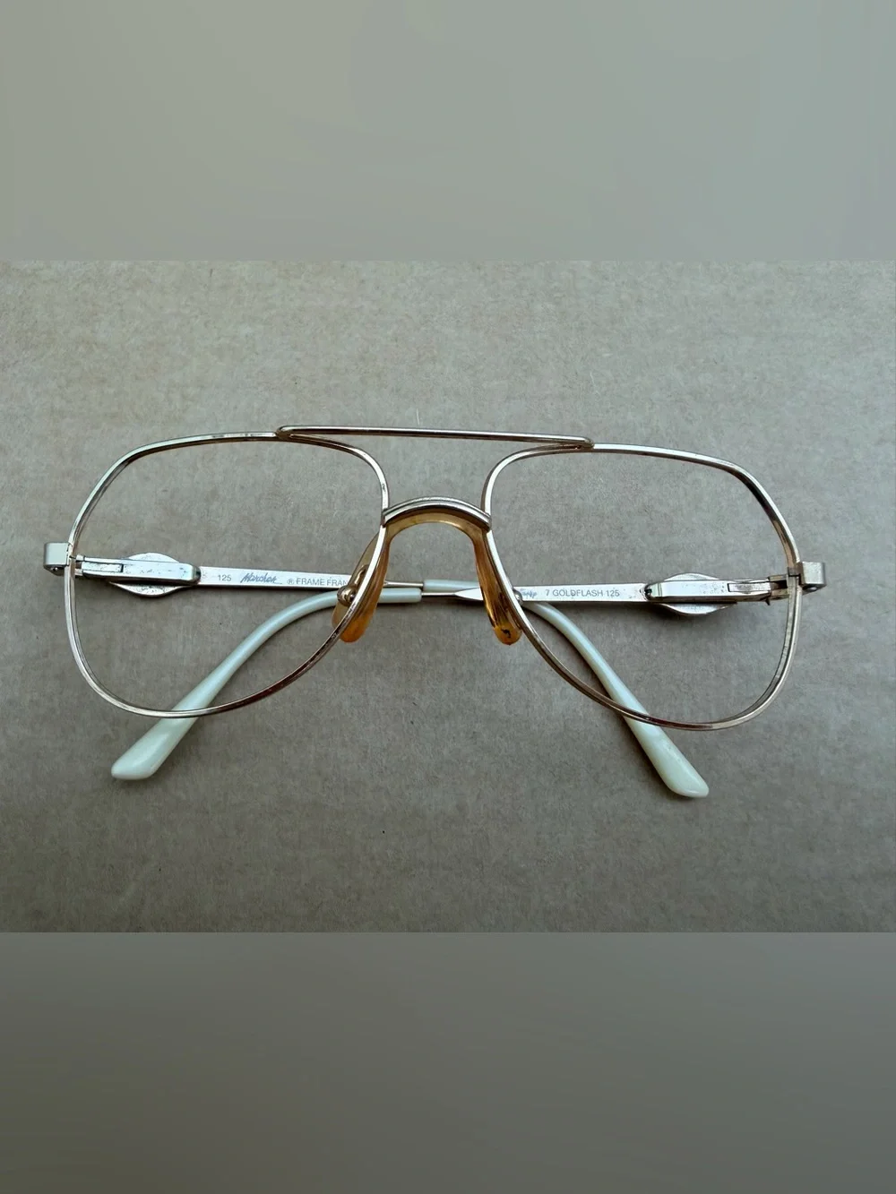 Vintage Marchon Disney Mickey Mouse Goldflash Eyeglass Frames France 125